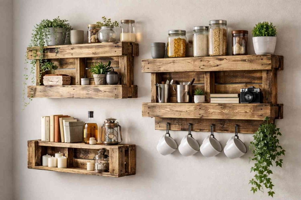 Półki z palet – jak zrobić? Instrukcja krok po kroku