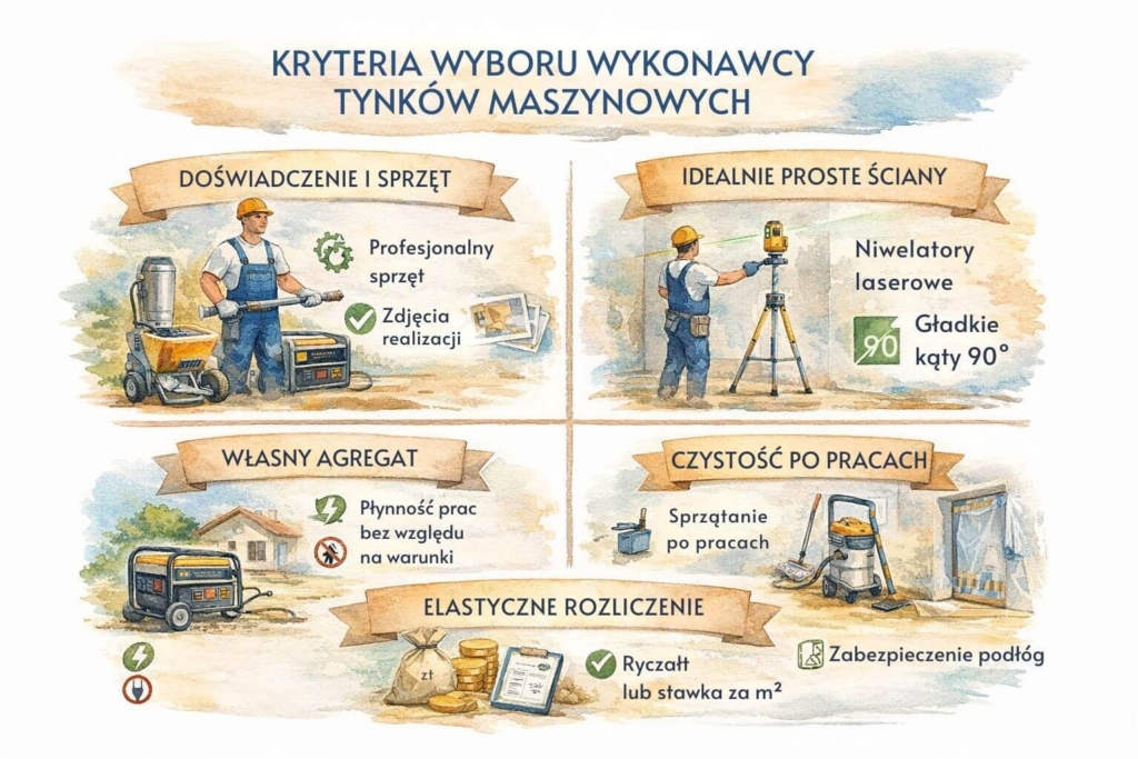 Kryteria wyboru wykonawcy tynków maszynowych