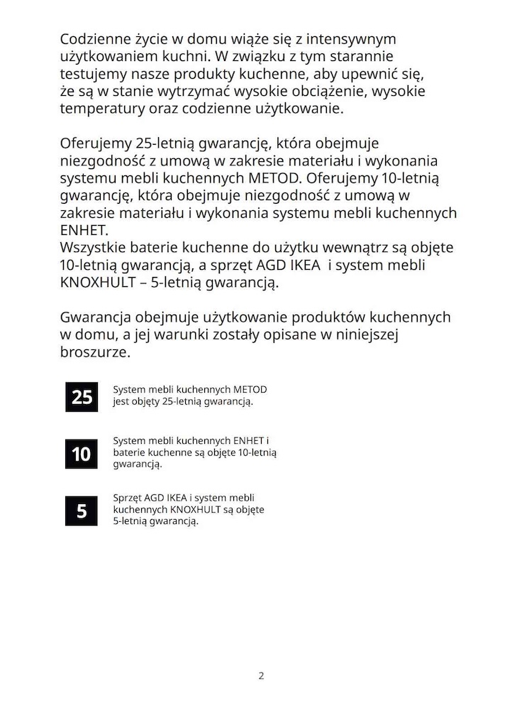 jak działa gwarancja w ikea warunki gwarancji na kuchnie ikea
