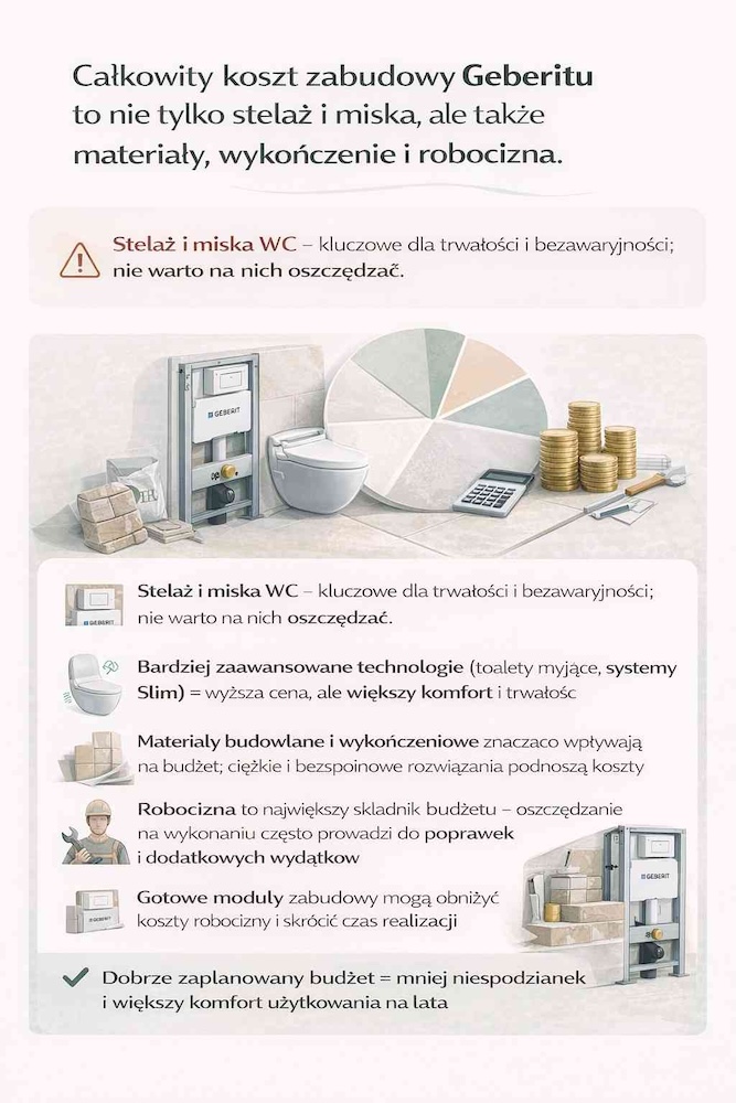 ile kosztuje zabudowa geberitu 