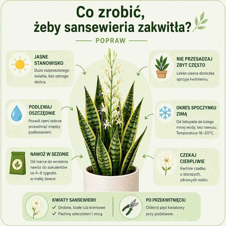 co-robic-zeby-sansewieria-zakwitla co robić aby język teściowej zakwitł