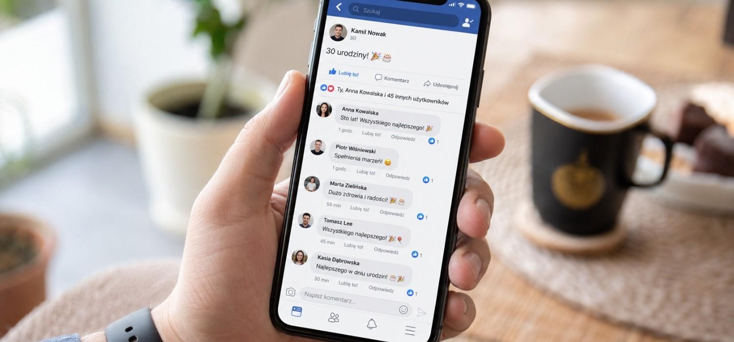 Podziękowania za życzenia urodzinowe na FB – lista gotowych tekstów