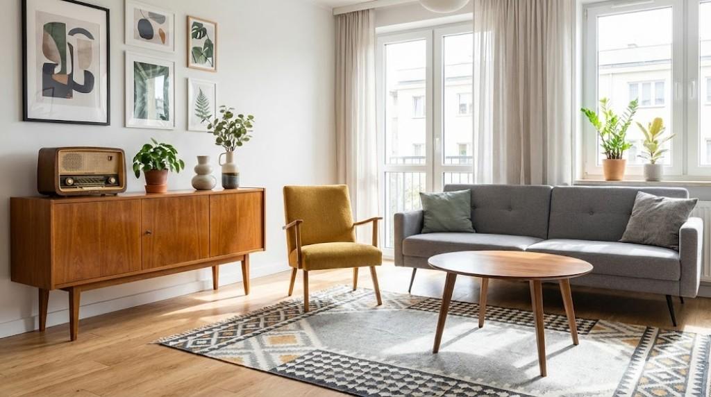 styl-vintage-w-salonie styl prl w salonie