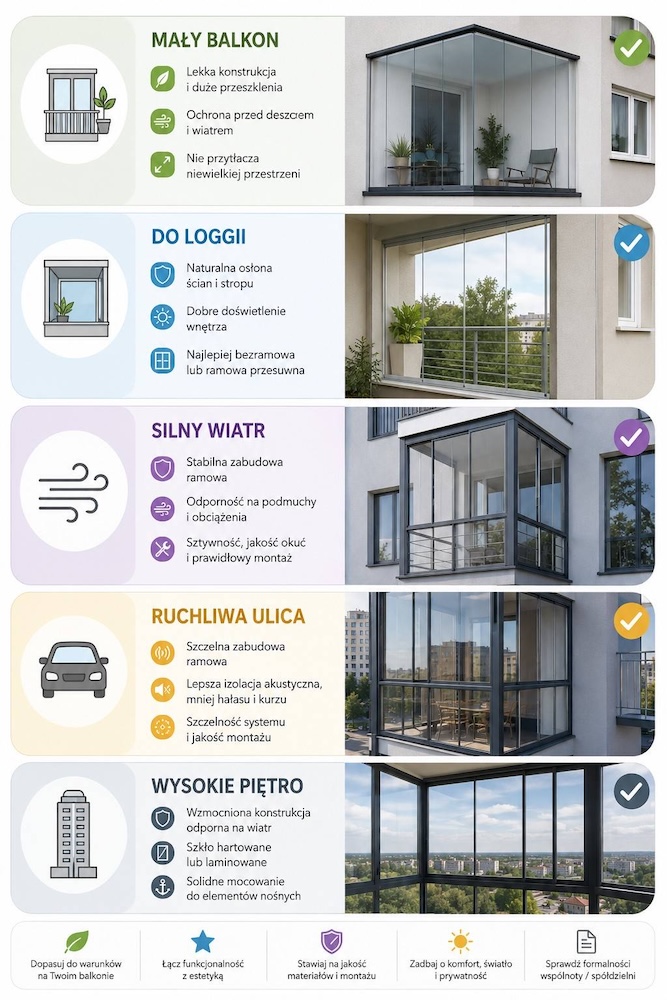 dobor-rodzaju-zabudowy-balkonu rodzaje zabudowy balkonu