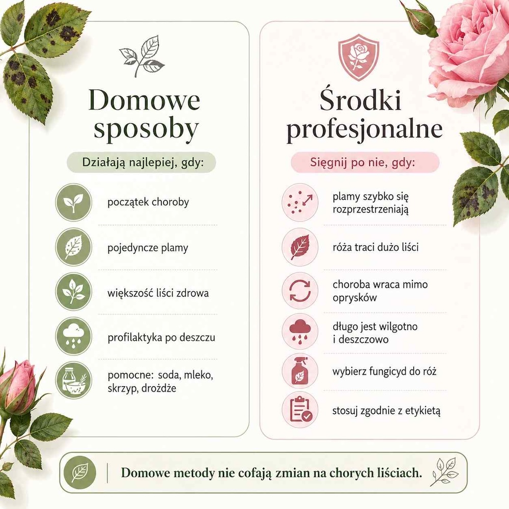domowe sposoby na czarną plamistość 