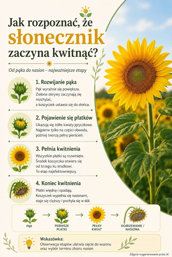kiedy kwitnie słonecznik - główne cechy 
