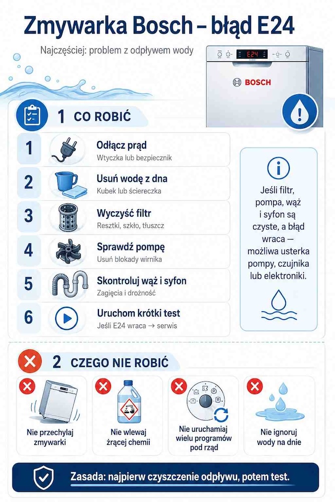 zmywarka-bosch-blad-e24-co-robic zmywarka bosch błąd e24 - działanie